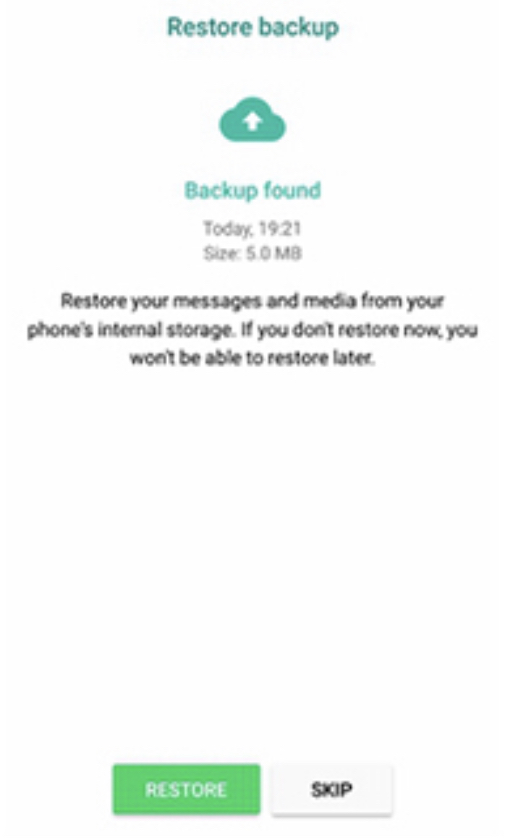 Restore-whatsapp-local-backup